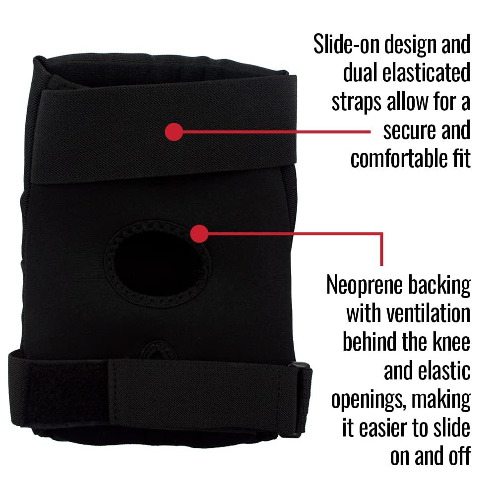 Bont Bont Adult Knee Skate Pads Protection for Inline skate, Roller Derby, Roller Skate, Park Skate, Ice Skate, Skateboard, Scooter (Medium)