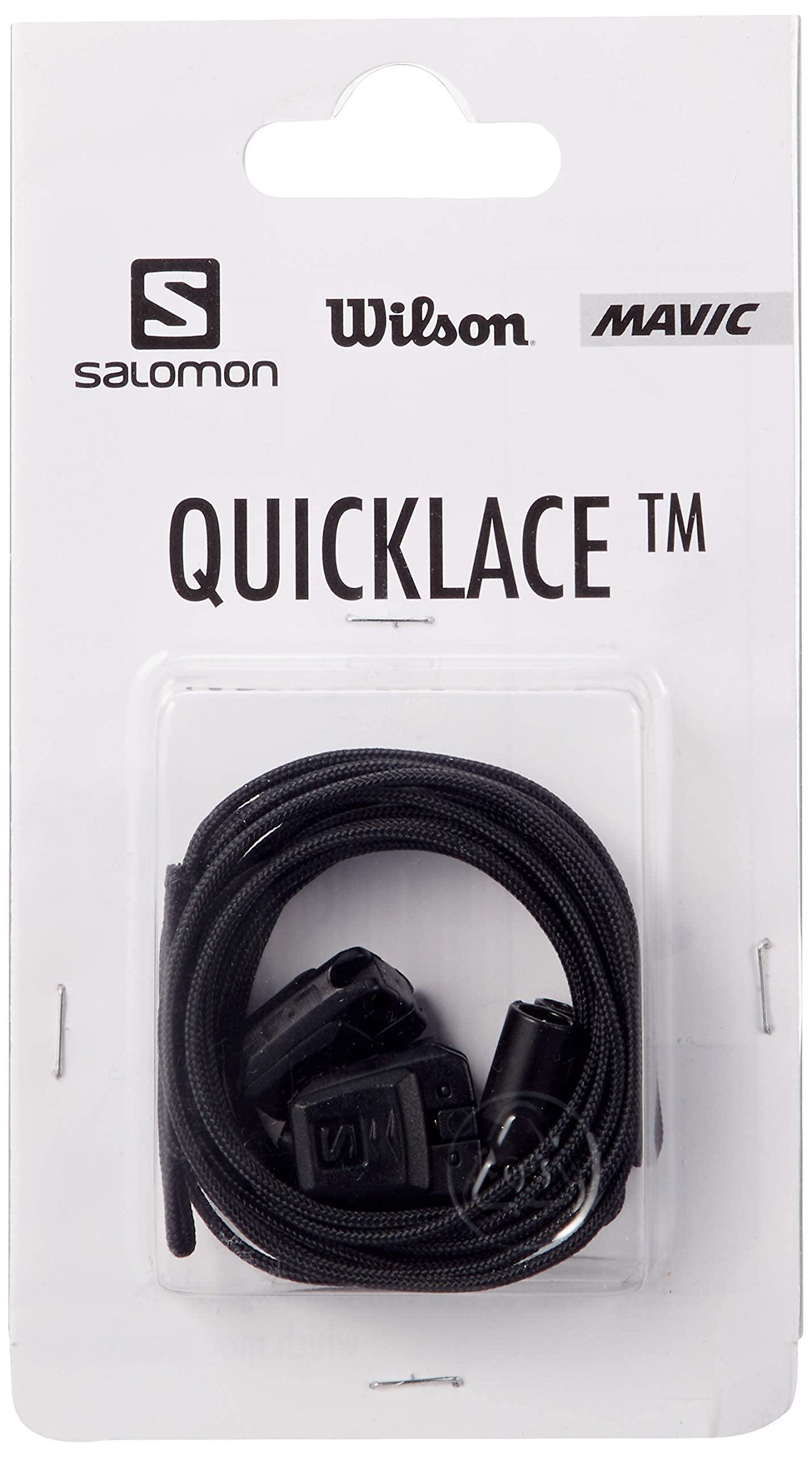 Salomon Salomon Unisex-Adult Replacement Laces Quicklace Kit Black, Multi, 9 Men's