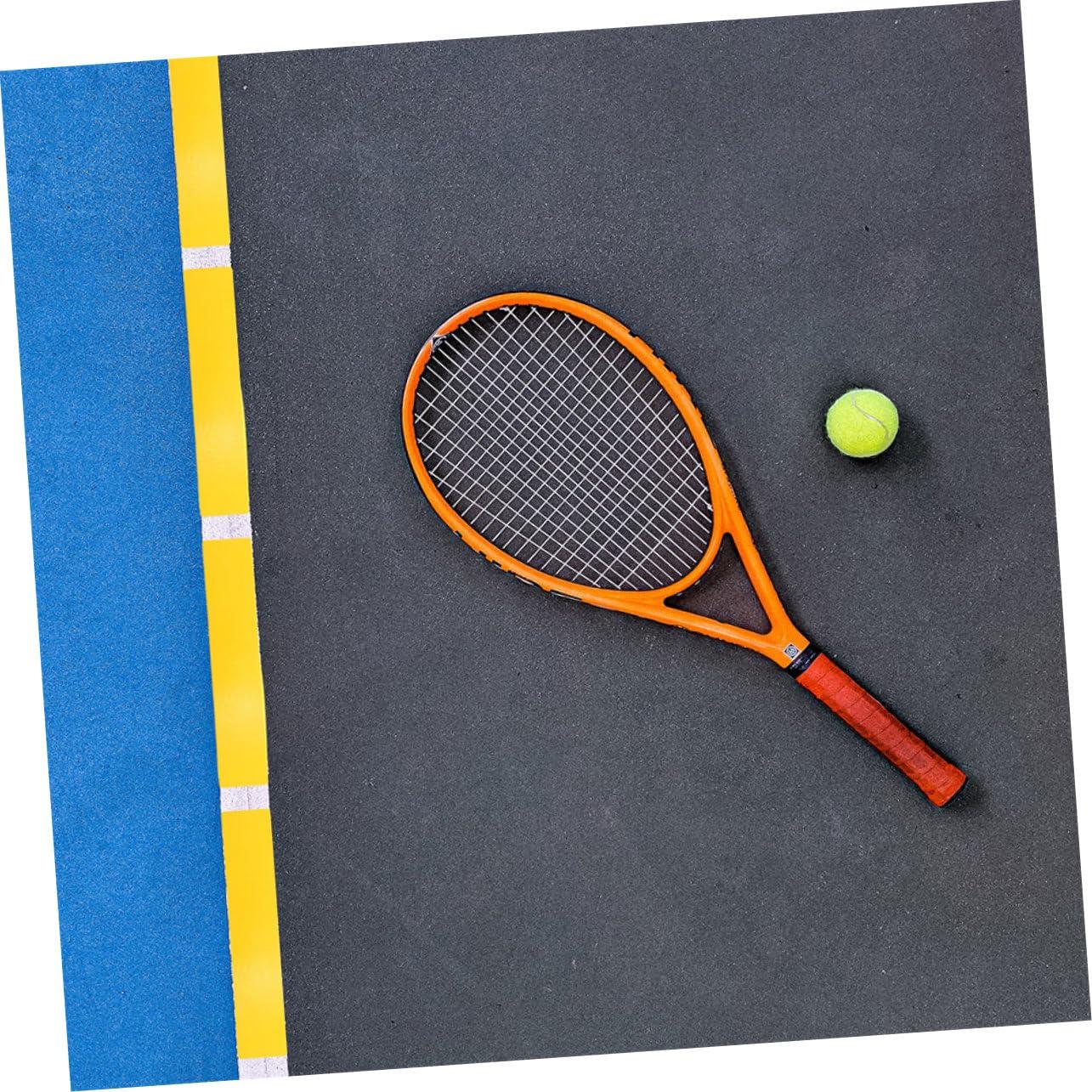 KICHOUSE KICHOUSE 8pcs Tennis Court Landmark Mat Soccer Training Markers Spot Markers Court Marking Kit Football Sign Markers Sports Court Tape Lines Training Markers Tennis Training Net Yellow PVC