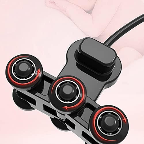 GUANG-K Smart Sports Hula Hoop, Detachable, Adjustable Weight, Automatic Rotation 360-degree Massage Fitness Hoop, Suitable for Beginner Men and Women/Blue/M