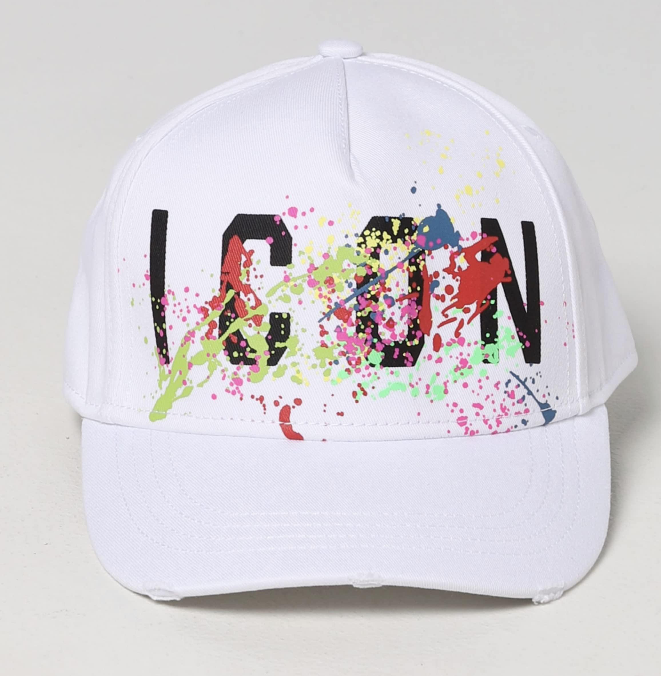 DSQUARED2 DSQUARED2 Men Icon Baseball Cap White