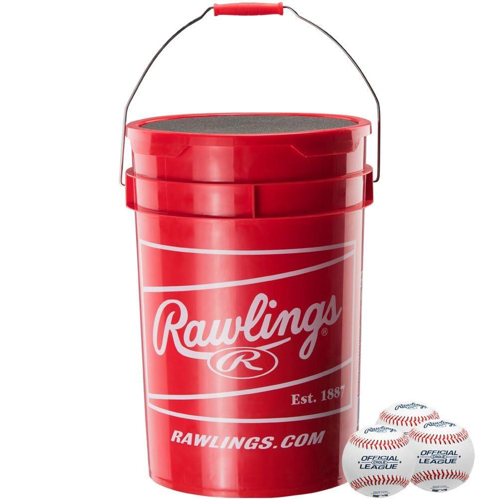 Rawlings Rawlings Sporting Goods R10u Exclusive Edition Baseball 30 Bucket 30 Ball Pack W/Bucket White