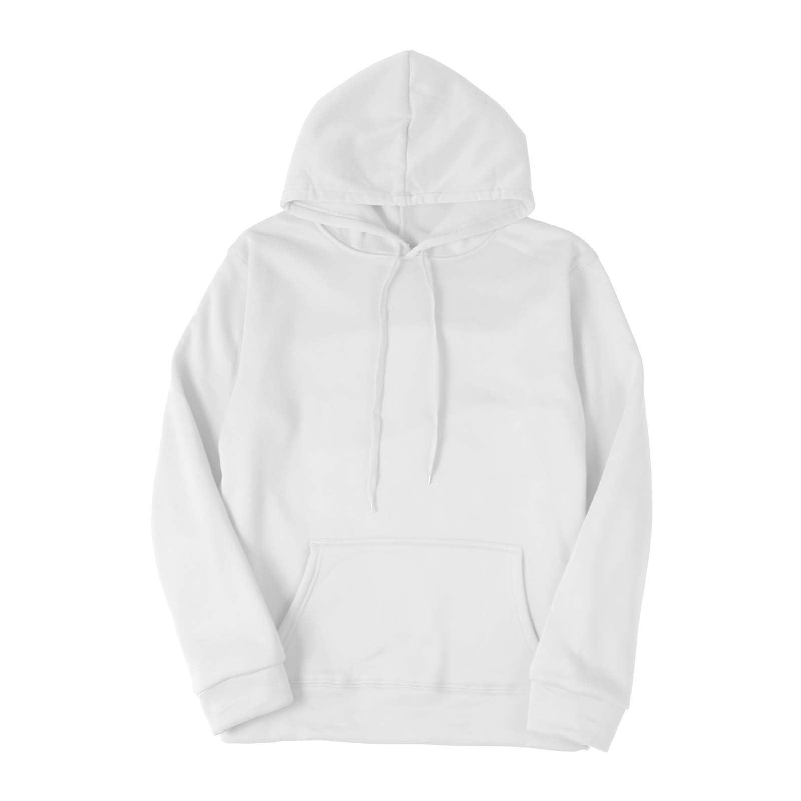 SAMST Men's Track Suits 2 Piece Set Active Jogging Suits Hooded Sweatshirt & Shorts Sweatsuits Casual Lightweight Outfits(White,L)