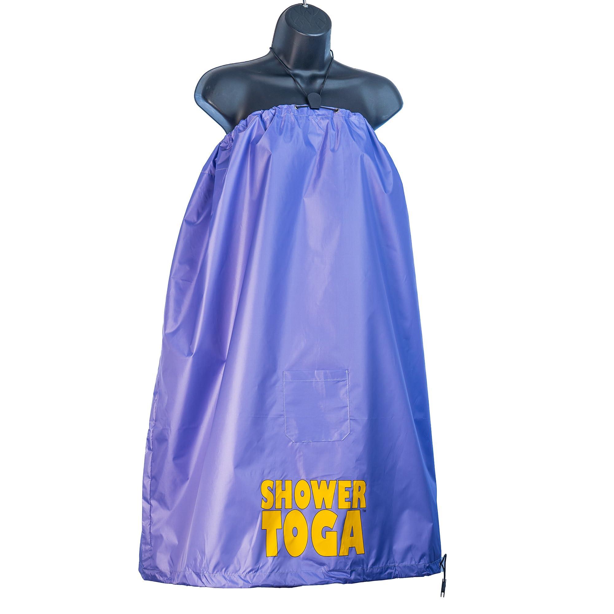 Shower Toga Shower Toga Wearable Shower Garment, Privacy RV & Camping Shower, Surf Poncho, Shower Tent, or Portable Changing Room, Camping, Pool, & Outdoor Shower, Regular Size