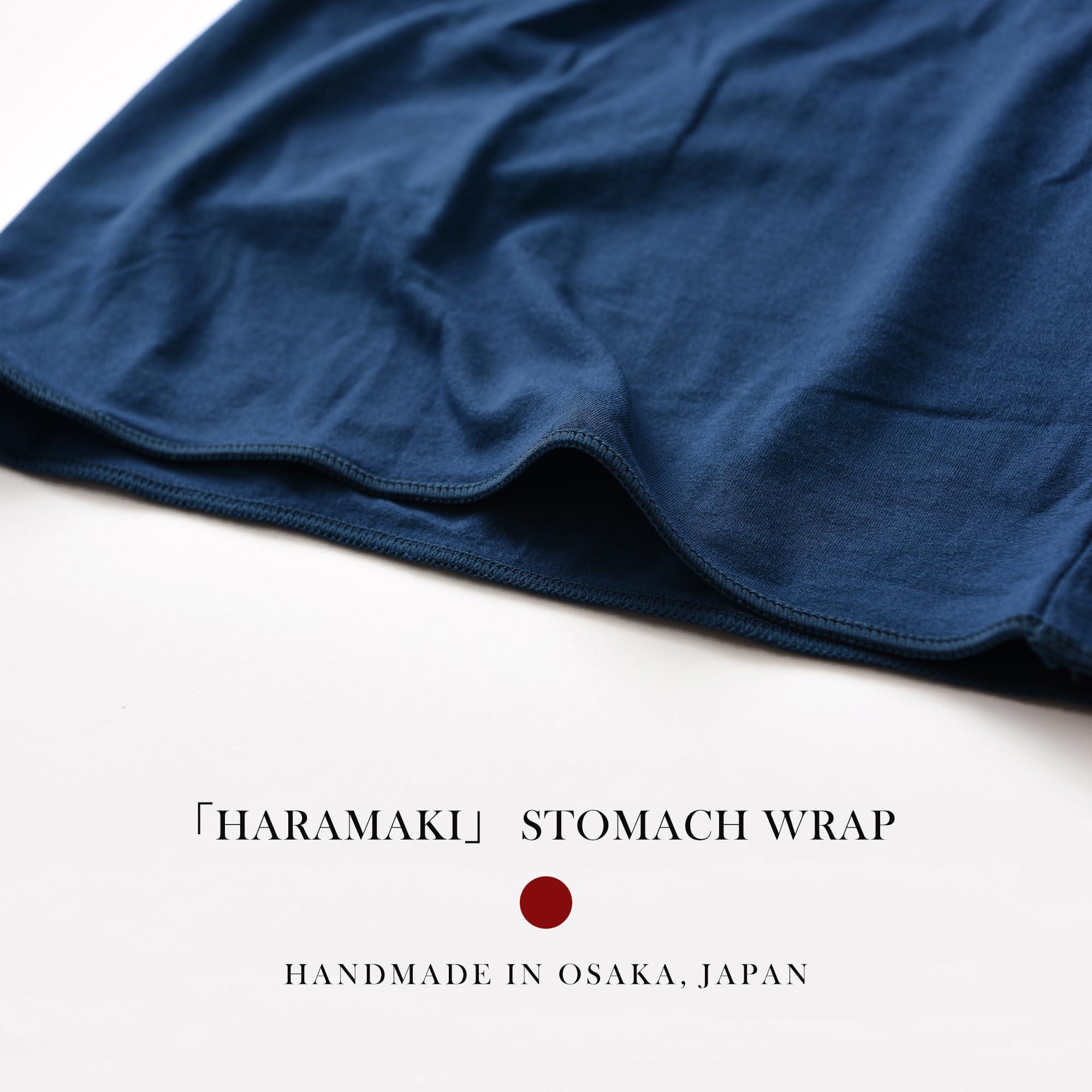 CHARM CHARM Stomach Wrap Japanese Haramaki - Mens Belly Warmer Womens Postpartum & Maternity Belt White