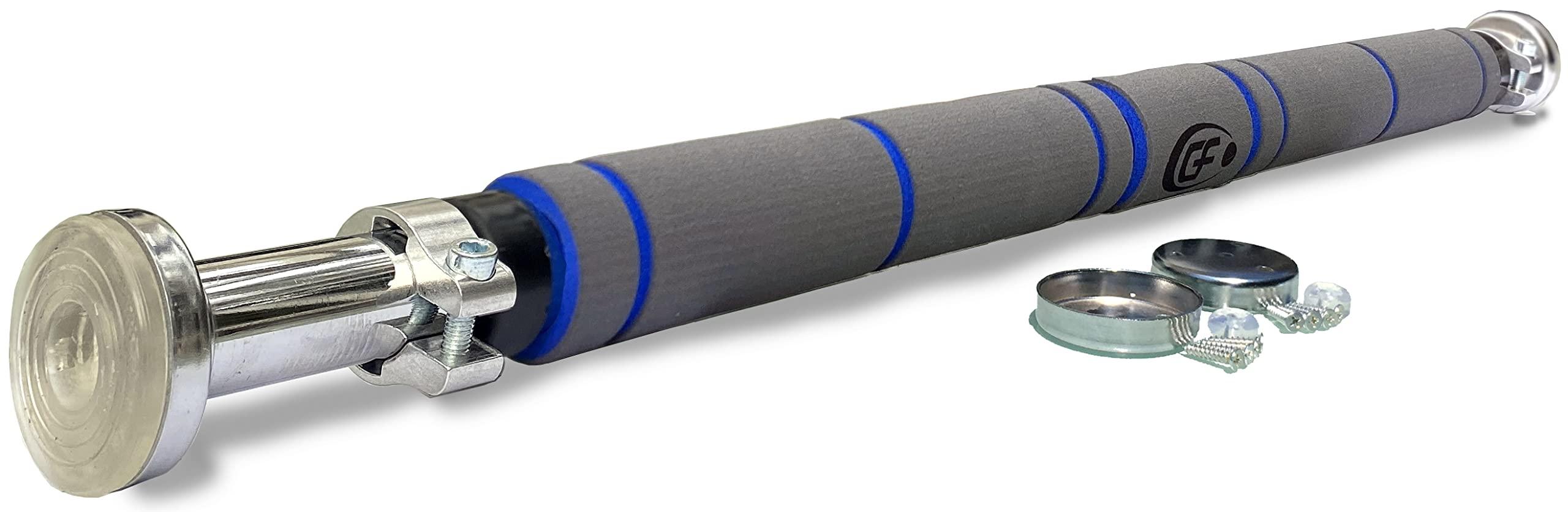 GF Garren Fitness Garren Fitness Maximiza Pull Up Bar for Doorway - 27 to 39 Inches Adjustable Width Pullup Bar/Chin up Bar with 3 Sets of Screw-in Heavy-Duty Door-Mounts