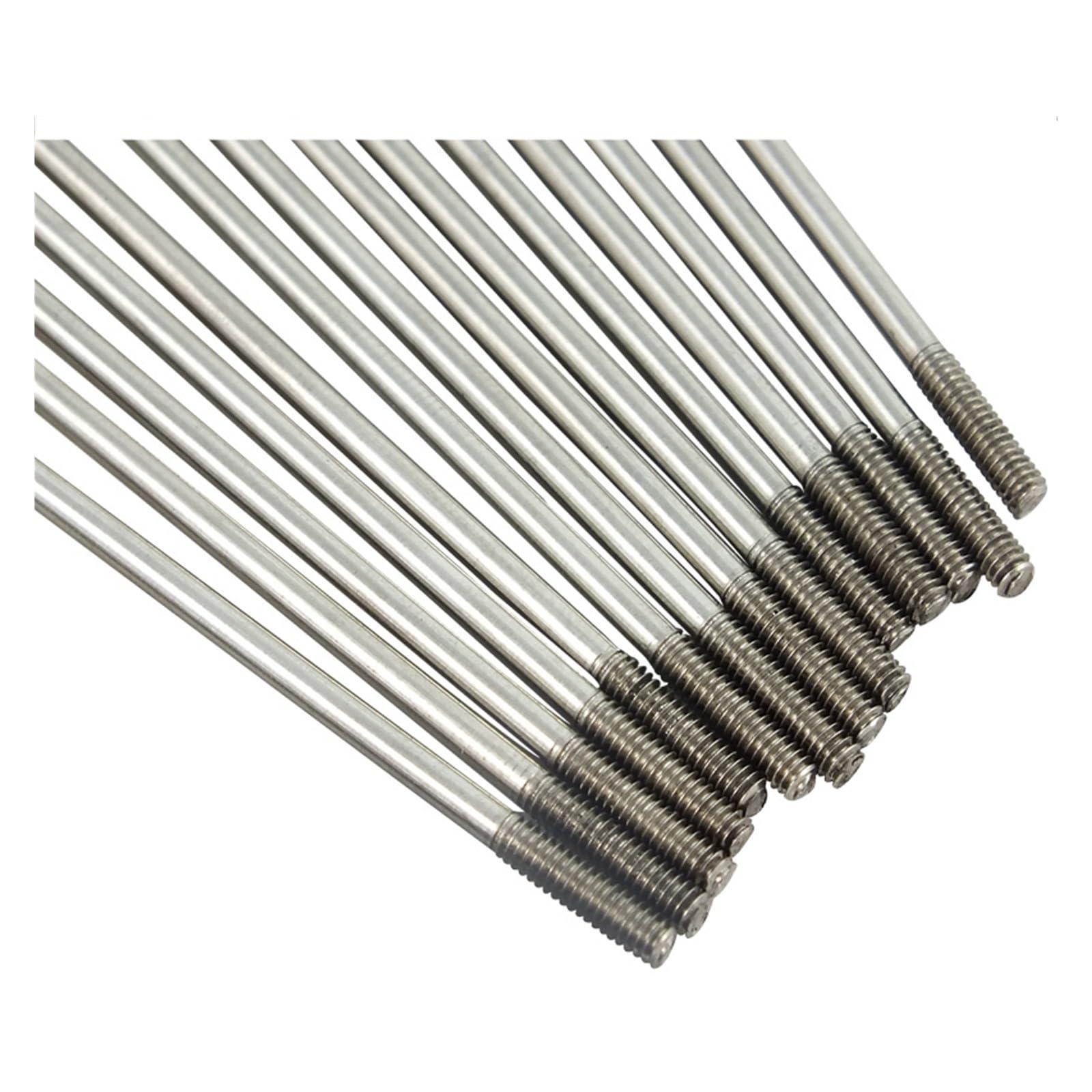 WHAiYAN WHAiYAN 5 Pcs Spokes 12G /108~225MM Nipples End Caps Tip Stainless Steel E-Bike Parts Accessories (Color : 12G 213mm 5pcs)