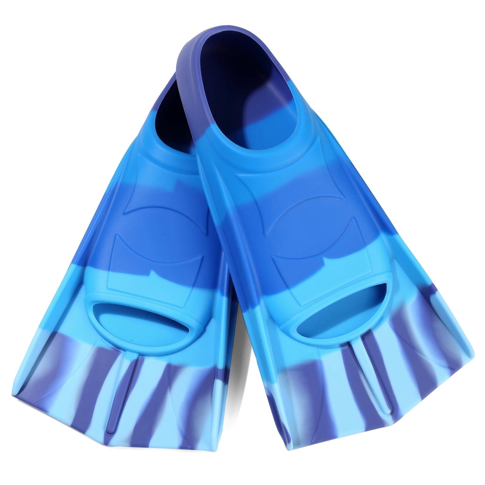 Foyinbet Foyinbet Kids Swim Fins,Kids Flippers Short Youth Swimming Fins for Lap Swimming Training for Children Girls Boys Beginner Small