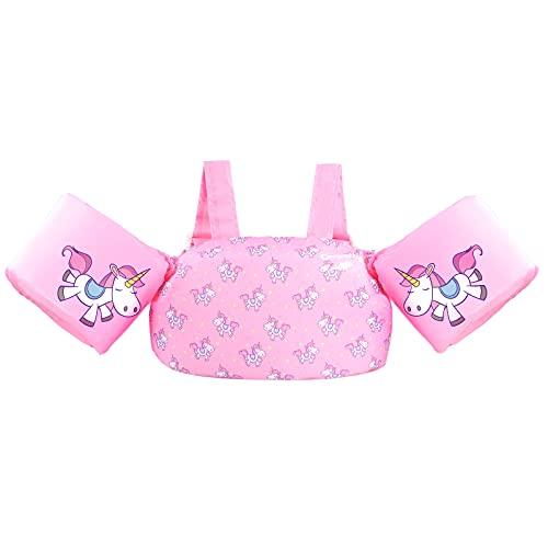 Gogokids Gogokids Kids Swim Vest, Toddler Floaties for 30-50 lbs/2-6 Years Old Girls and Boys, Float Swimwear with Shoulder Strap