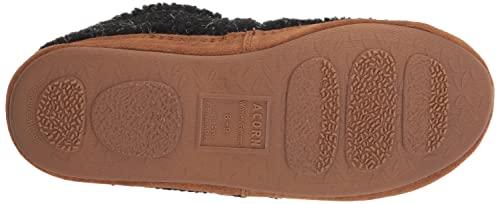 Acorn Acorn Women's House Slippers, Recycled-Black, 8-9