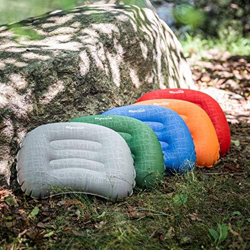 Alpcour Alpcour Camping Pillow Large, Inflatable, Ultralight Sleeping Pillow with Easy Blow Up Design, Soft Waterproof Exterior Cover and Compact Carry Case for Hiking, Backpacking, Airplane Travel & More