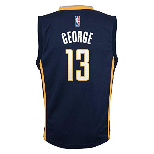 Outerstuff Outerstuff NBA Indiana Pacers Boys 4-7 Away Replica Jersey, George P # 13, Medium (5/6)