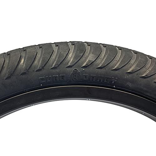 Eastern Bikes Eastern Bikes Curb Monkey 20 x 2.4 Inch Tire, with or Without Tube, Silver or Yellow Logo. Comes with Tire Lever Tools (Yellow Logo, 1 Pack Without Tube)