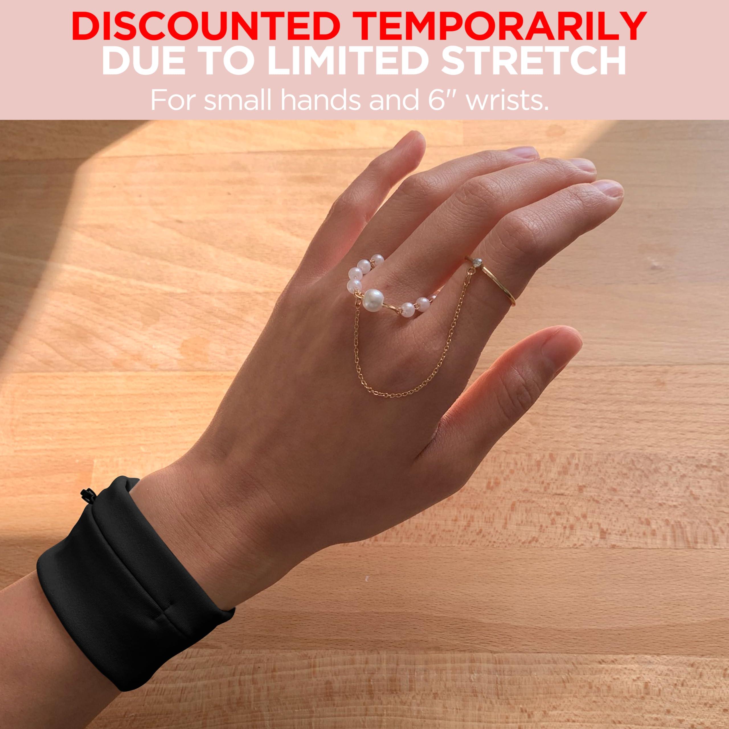 Vira Joy Vira Joy Wristband Ring Holder | Engagement & Wedding Ring Protector for Active Women | for Yoga, Rock Climbing, Running, Sports, Fitness, Working Out, Travel (Galaxy, Small)