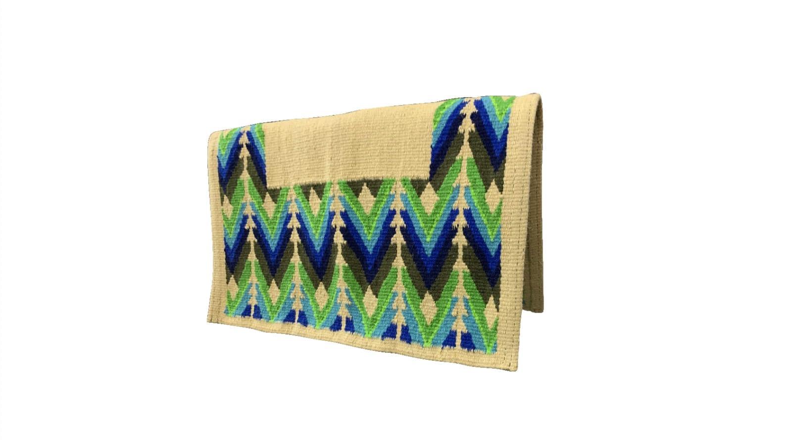 EQUINE OVERSEAS EQUINE OVERSEAS Western Saddle pad Saddle Blanket 100% New-Zealand Wool Ranch Pad (34"X38") Ranch