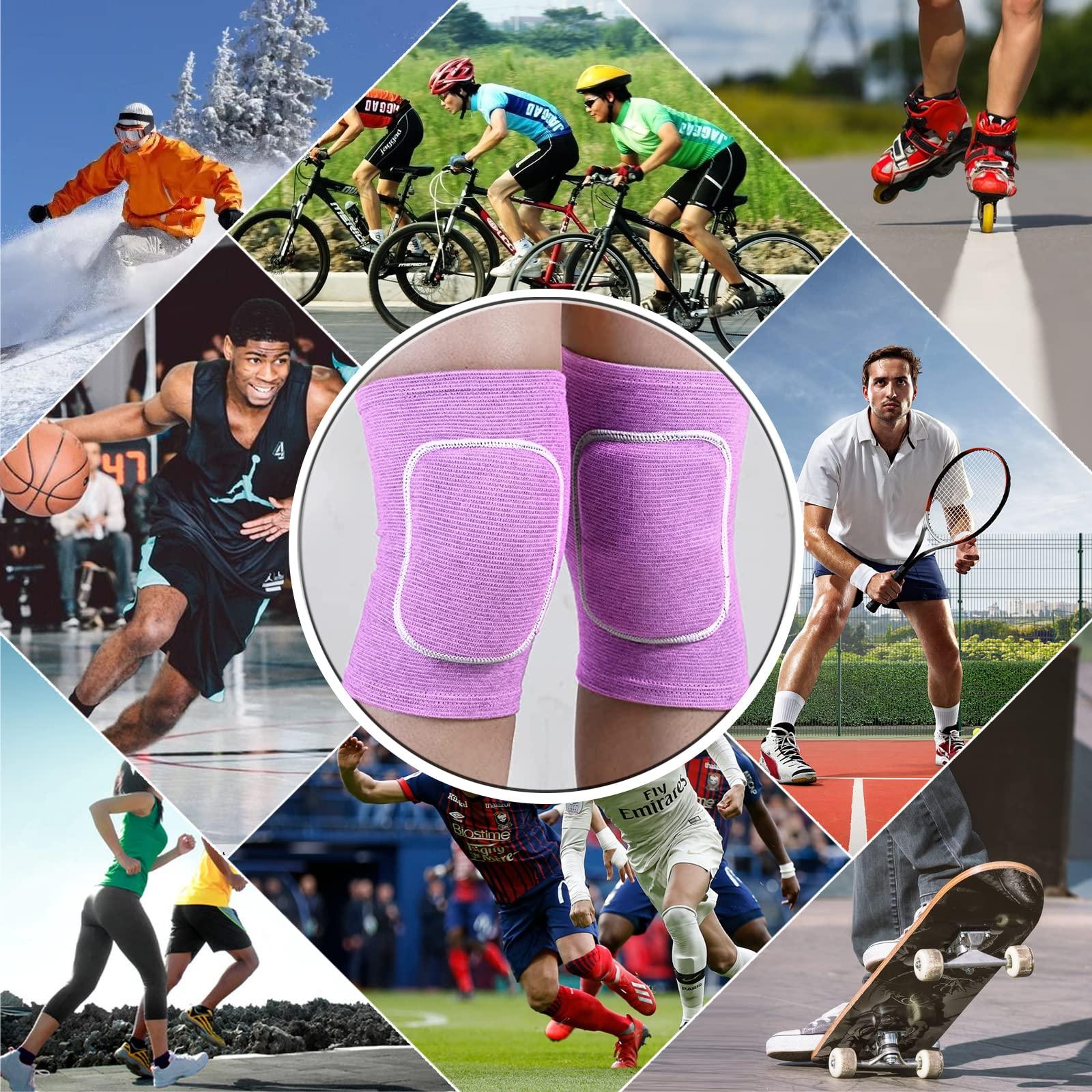 RYBTB RYBTB Volleyball Knee Pads for Women, Men, Youth, Girls, Kids, Knee Brace for Volleyball Basketball Football Dance Yoga Tennis Running Cycling Workout Climbing Wrestling