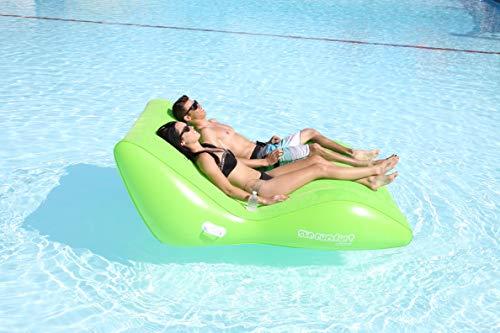 AIRHEAD Airhead SUN COMFORT COOL SUEDE Double Zero Gravity Lounge, Lime