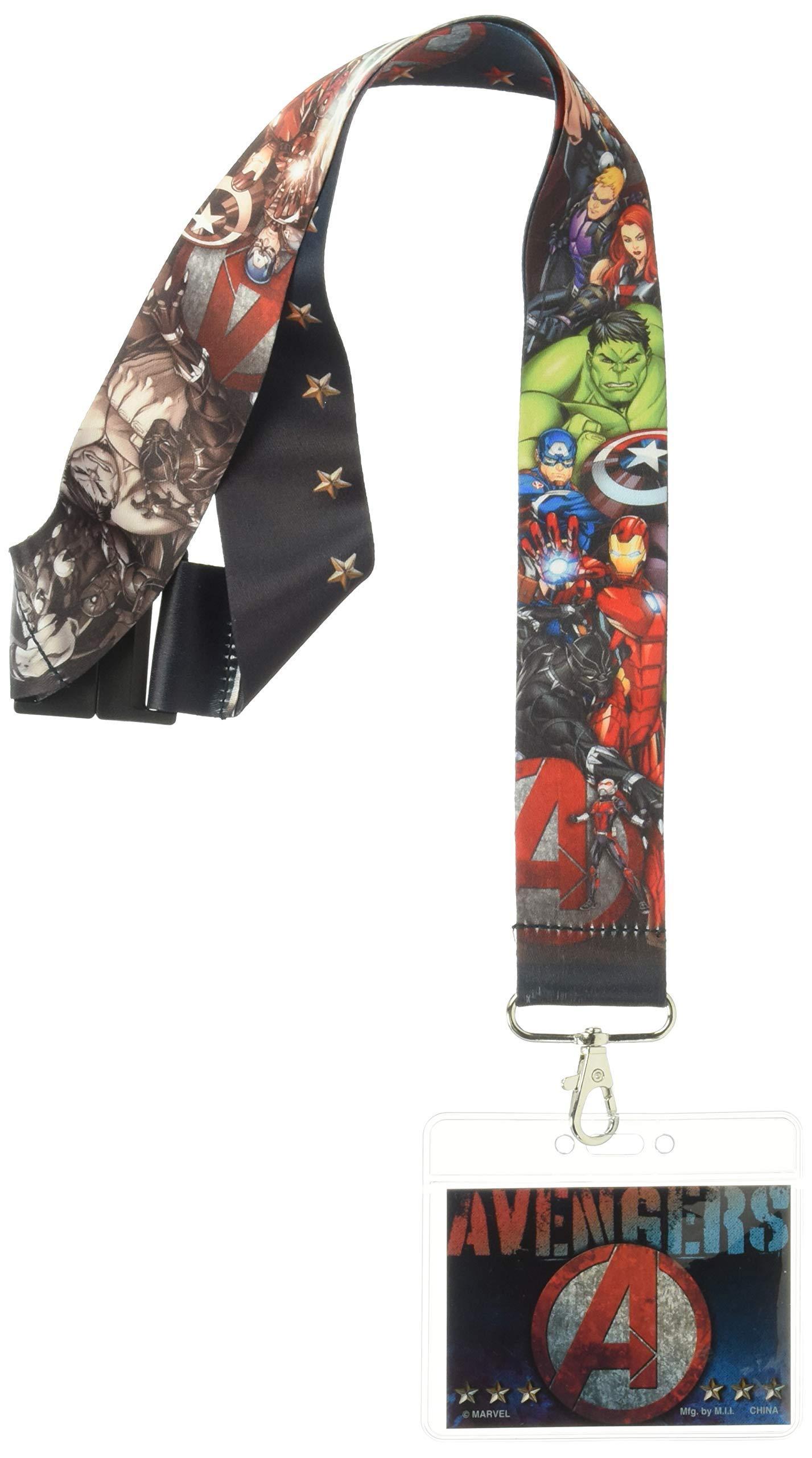 Marvel Marvel Unisex-Adult's Avengers Assemble Lanyard, Navy Blue, Standard