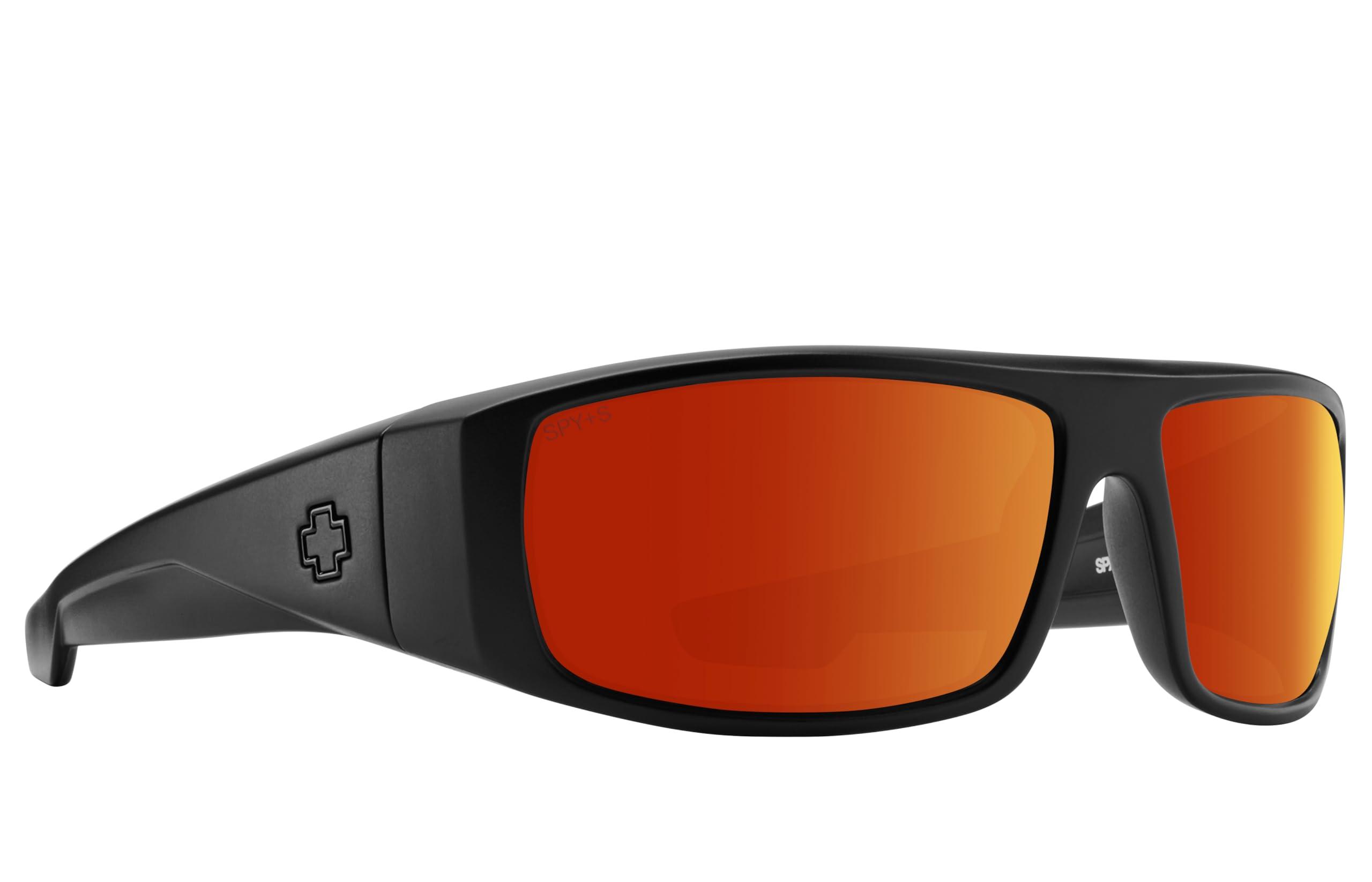 SPY SPY Logan ANSI RX Matte Black - Happy Boost Polar Orange Mirror