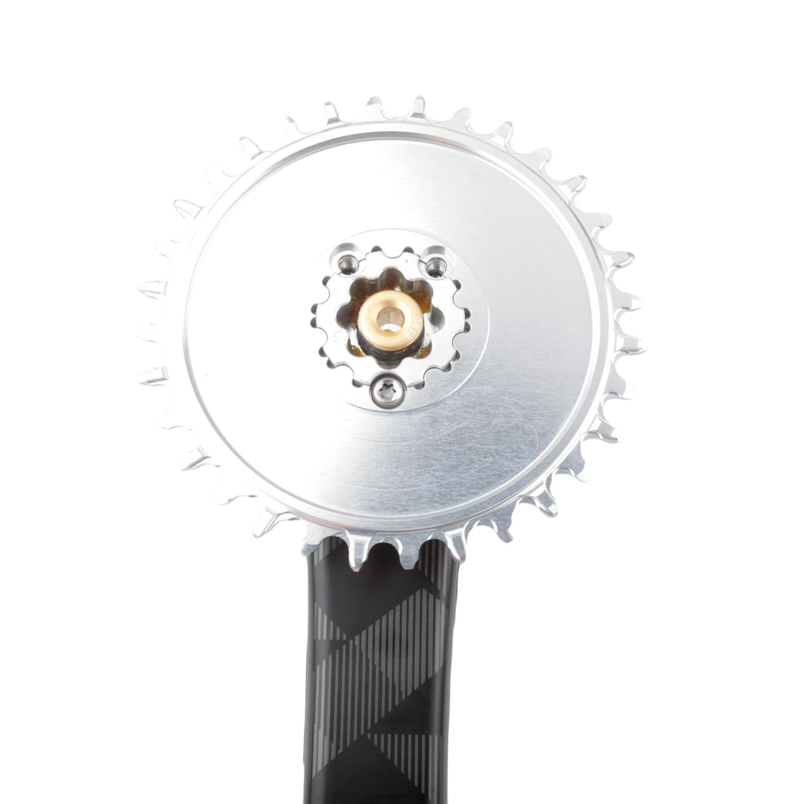 DJC Components DJC Stone Bike Chainring Aero 3mm Offset Direct Mount 12s Round for Sram GXP Dub NX GX Eagle X9 X0 XX1 X01 28t 30t 32 34t 36 38t 40t