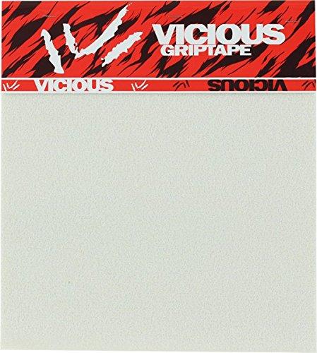 Vicious Vicious Griptape Coarse Grit Longboard Skateboard Clear, 10\" x 11\" (4 Pack) (V-CLR-4Pack)