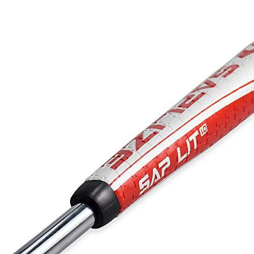 SAPLIZE SAPLIZE Putter Grip Midsize Pistol Shape Light Anti-Slip Pattern, Sap Lit V2, Red