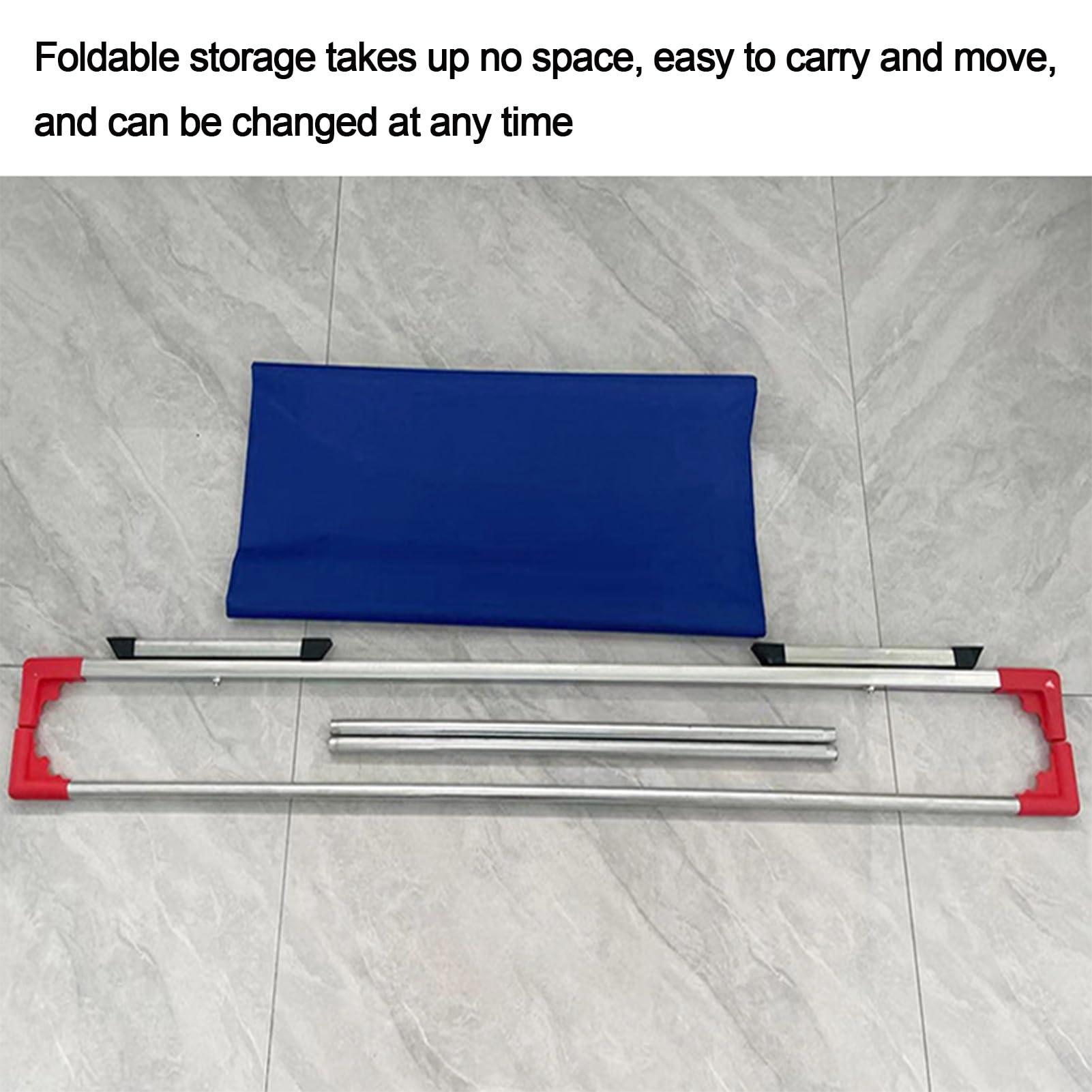 LVLDAWA LVLDAWA Table Tennis Barrier Screen, Training Court Portable Privacy Partition Screen, Table Tennis Court Fence Surround Barrier Block for Playground, Schools (Color : Blue, Size : 140X75CM-1PCS)