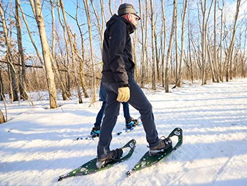 Redfeather Redfeather Snowshoes Trek SV2 Kit, Green, 30 Inch - Aluminum - Made in The USA