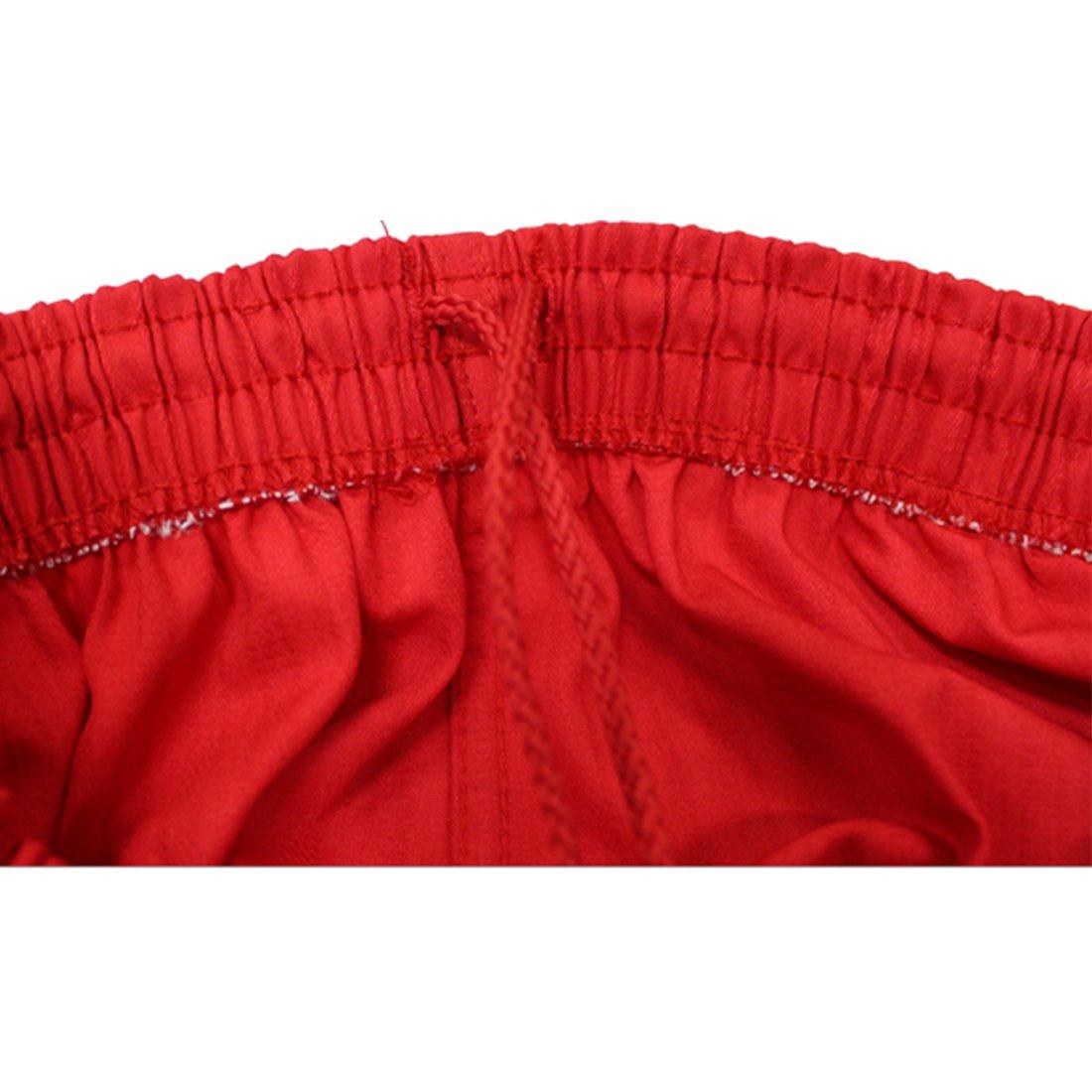 Taekwondo Taekwondo Korea Pants 2 Colors Type (Black/Red) 150~190 Size Martial Arts MMA TKD Karate Judo Hapkido (2. Red, 160(Height: 150~160cm)(59.0~62.9 inch))