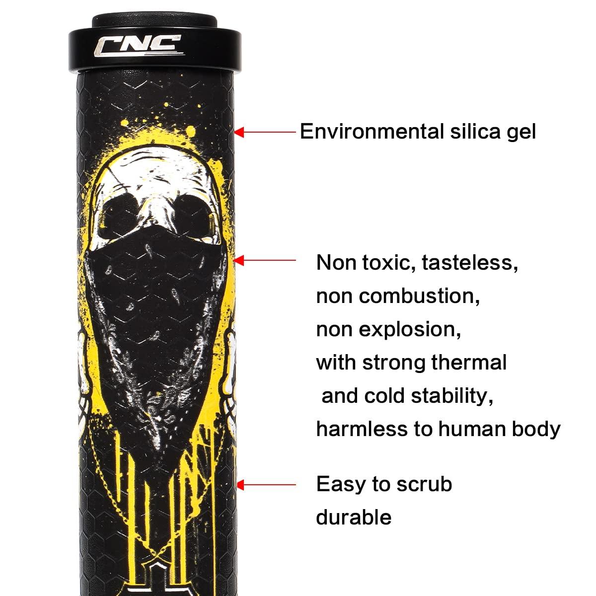 Chooee Chooee Silicone Bicycle Grips,Lock on Silica Gel Mountain Bike Handlebar Grips for MTB