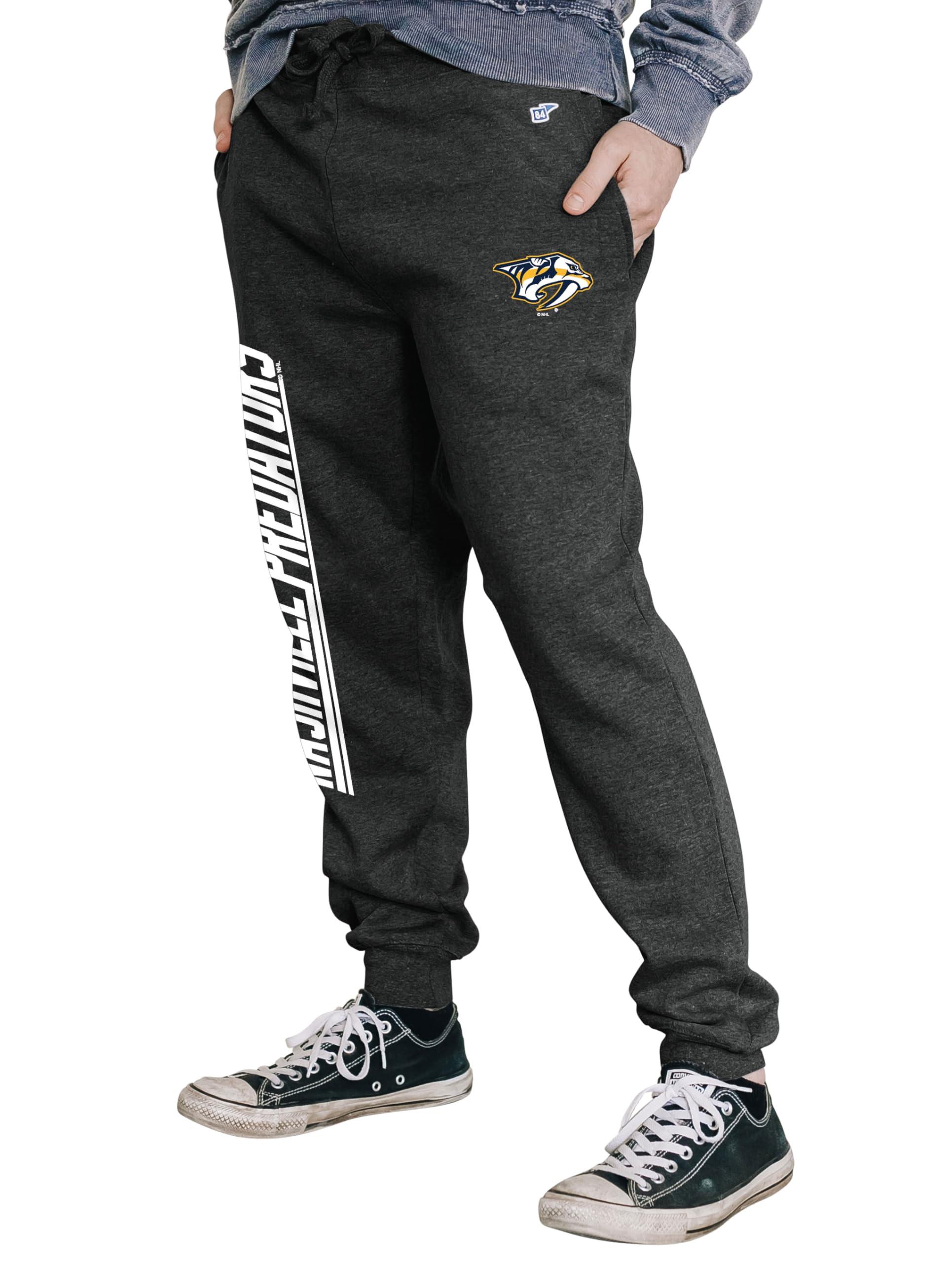 Blue 84 Blue 84 Men's Standard NHL Officially Licensed Sweatpants Jogger Charcoal