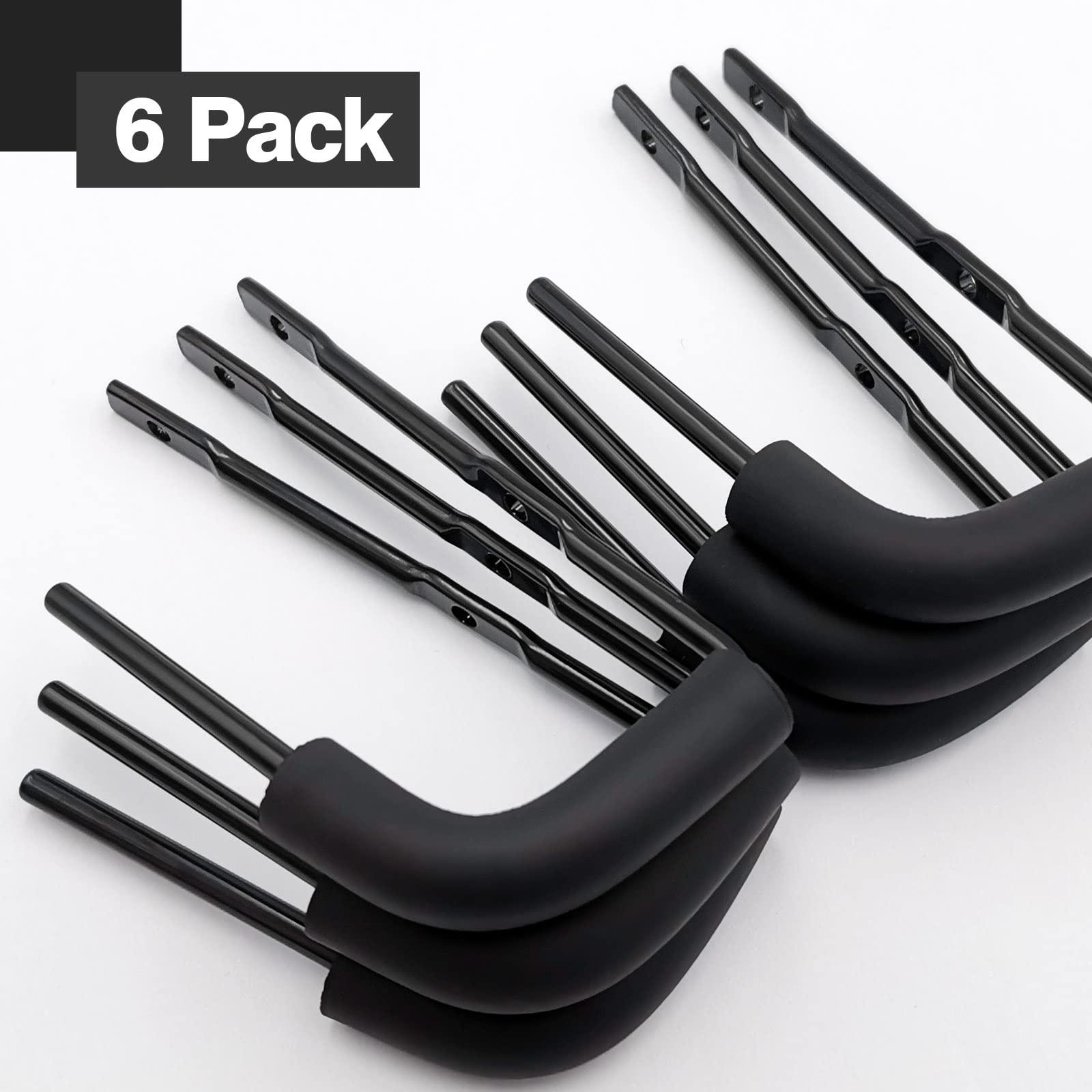 StrongTools StrongTools Handgun Hanger, Wall Mount Pistol Rack Suitable for Desk or Wardrobe, Pistol Organizer for Displays and Cabinet (6 Packs for 6 Guns)