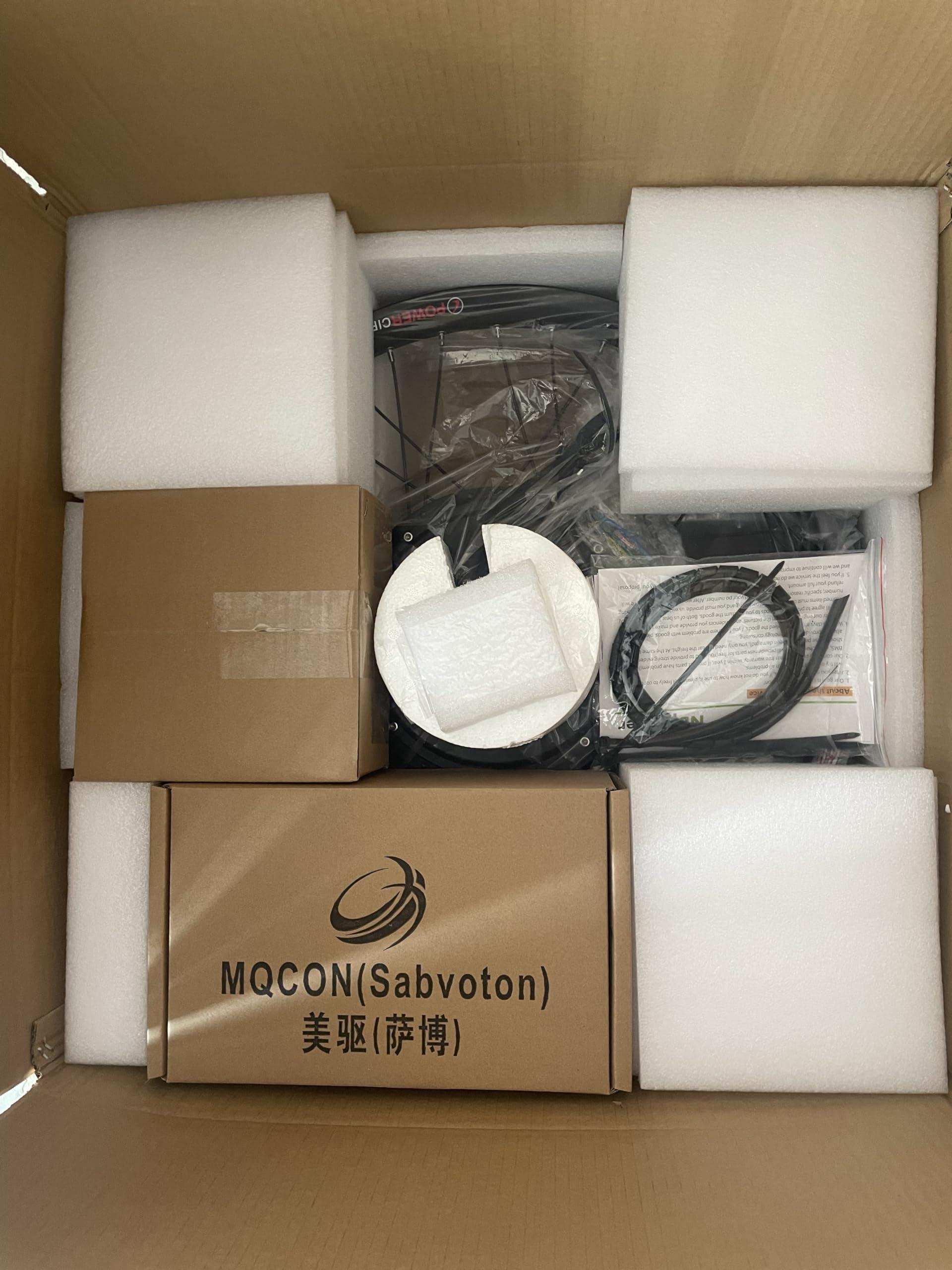 NBPOWER QS 3000W Brushless Hub motor,72V 80A Sabvoton controller, TFT Color Display,with PAS and Alarm, 3000W Electric Bike Conversion Kit (28inch Rear)