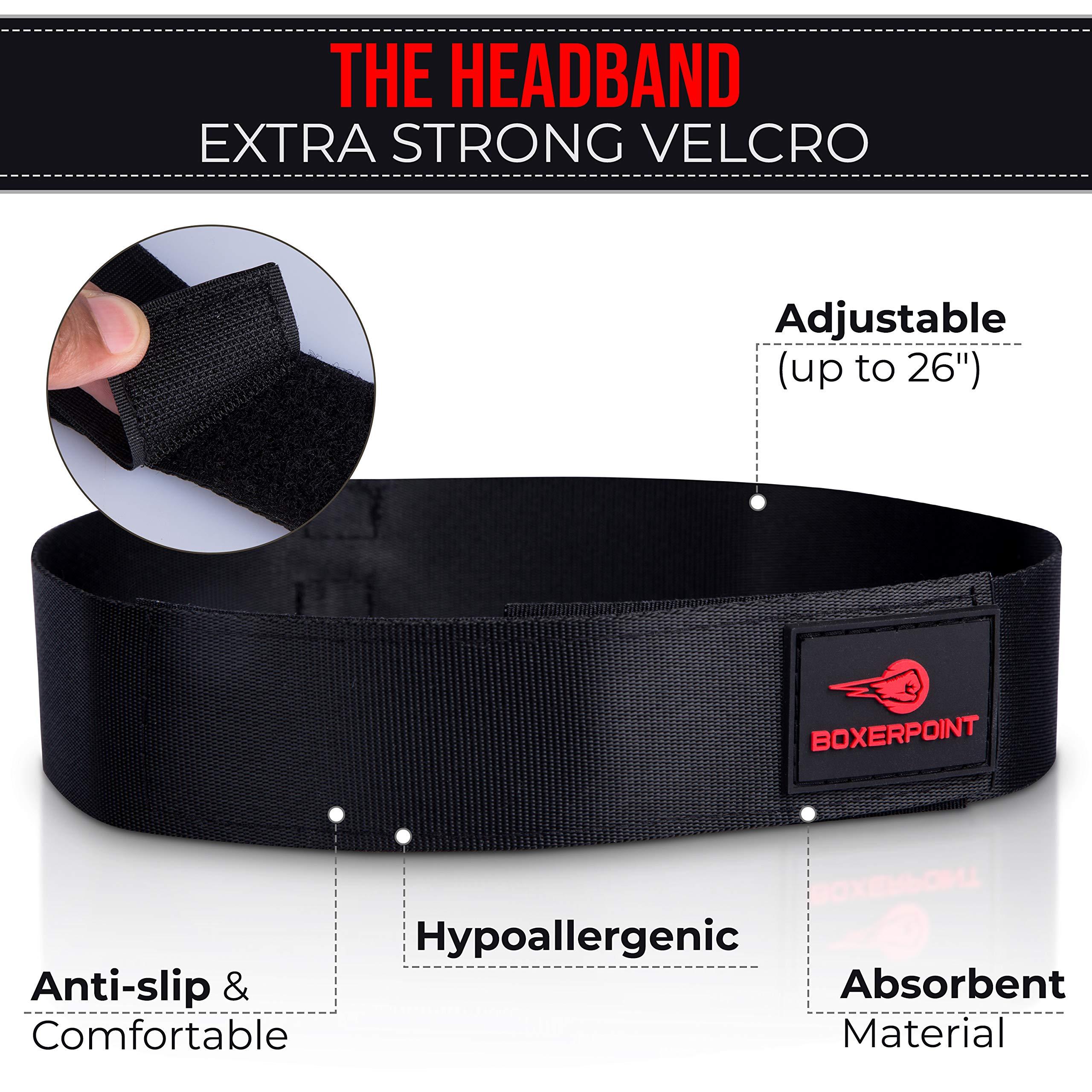 BOXERPOINT Boxerpoint Boxing Reflex Ball Boxing Ball Headband Boxing Game for Adults & Kids Hand Eye Coordination Training Boxing Equipment & MMA (Adults)