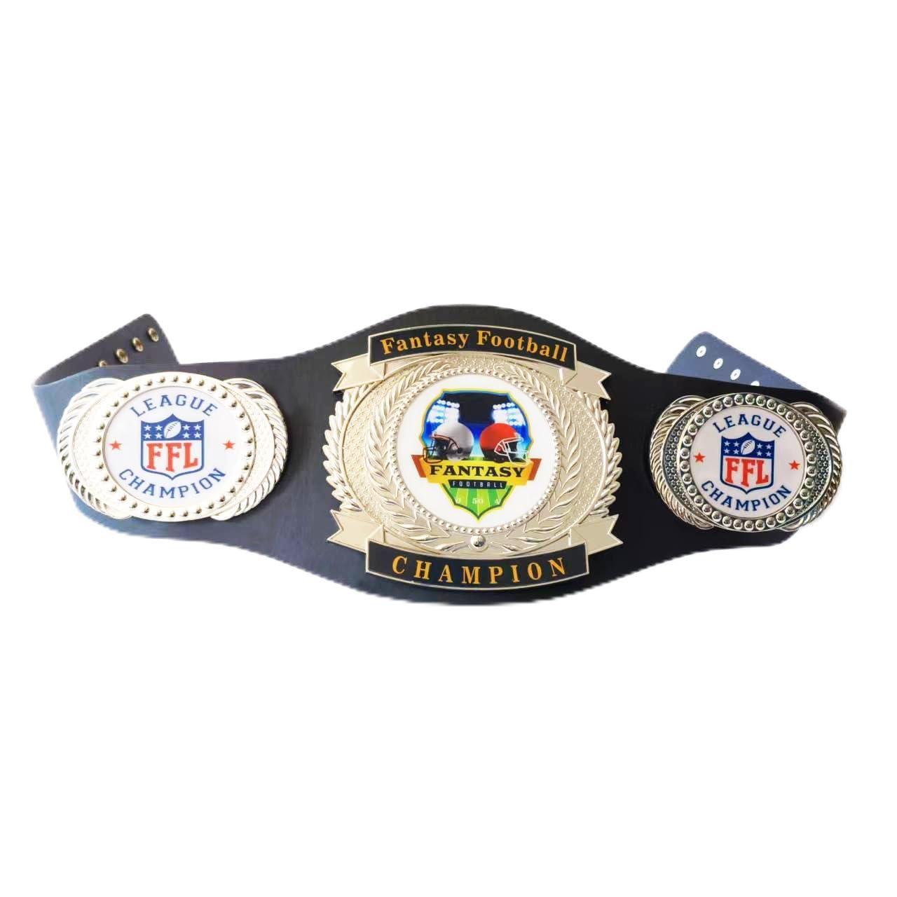 guancrown guancrown Fantasy Football Championship Belt - Adjustable Official Fantasy Football Belt - First Place Winner Award for Fantasy Football League