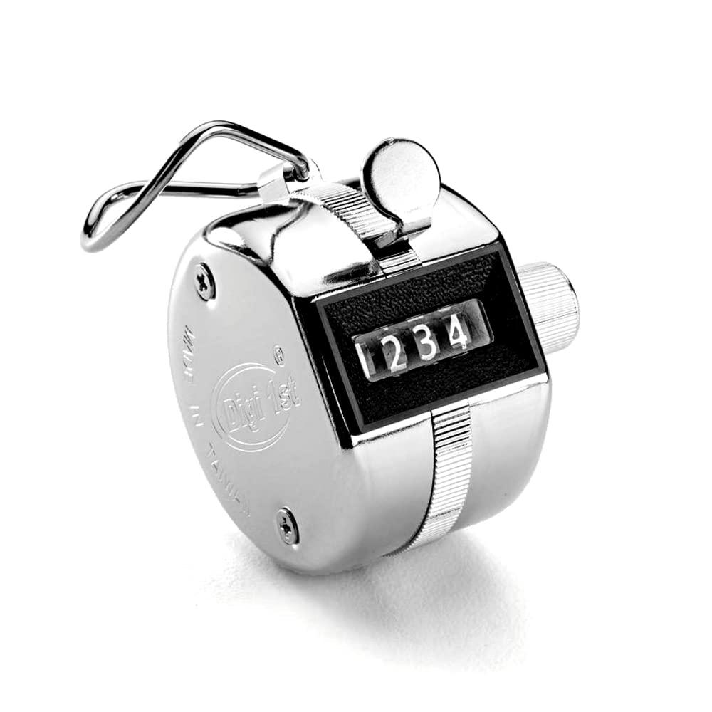 Digi 1st Digi 1st TC-04 Handheld Tally Counter, Digital Pitch Counter Clicker, Mechanical Lap Counter, Taiwan Made Heavy Duty Counter