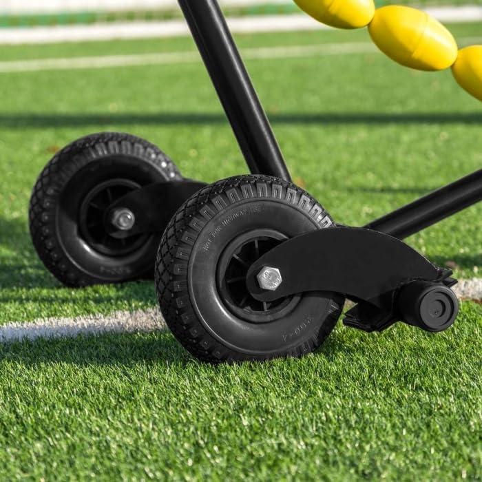 FORZA FORZA Mini GK Ball Deflector | Premium Goalkeeper Training Equipment Customizable Options for Versatile Practice, Includes Carry Bag (with Wheels, Slight Screen + Ramp + Tassels)