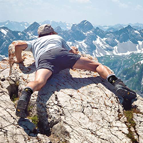 FEIDEER FEIDEER Hiking Socks Walking Socks For Men, 3-pack Outdoor Recreation Socks Moisture Wicking Quarter Crew Socks (19103-XL)