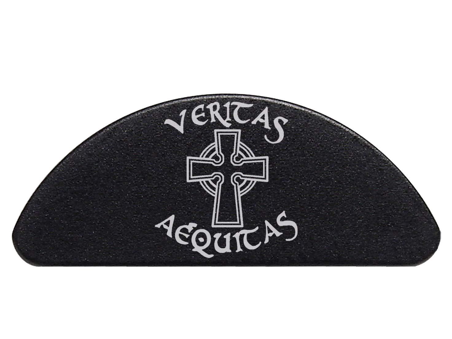 NDZ Performance NDZ Performance Veritas Aequitas nc Engraved Aluminum Grip Frame Slug Plug for Glock 43 G43 9mm