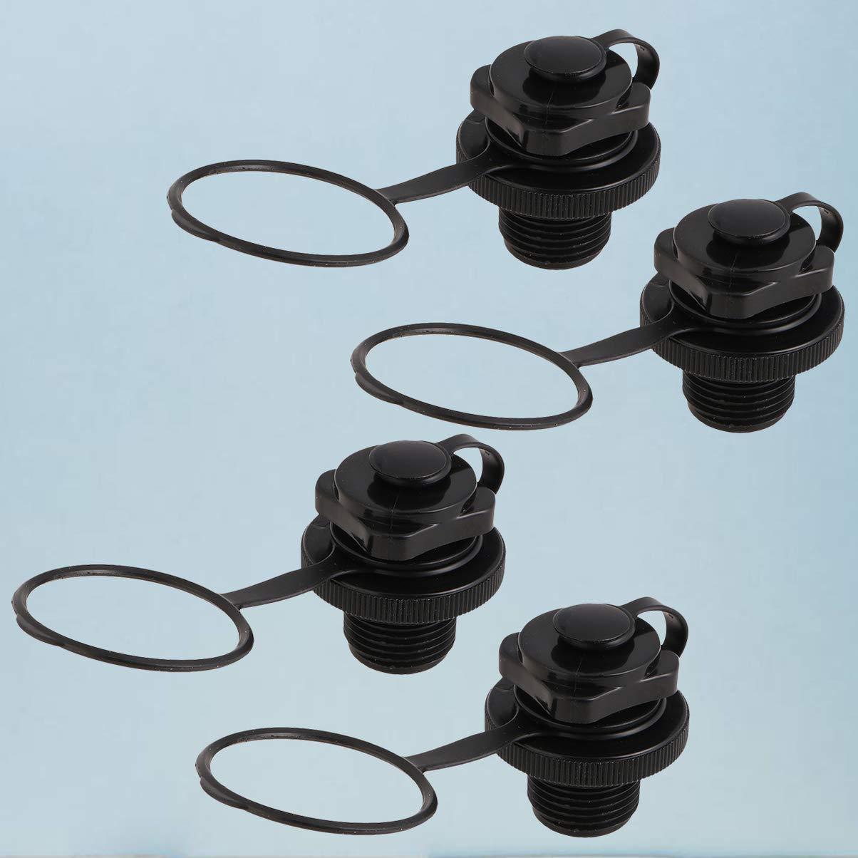 LIOOBO LIOOBO Kayak 4pcs Inflatable Boat Replacement Air Valve Nozzle Octagonal Valve TPU Nozzle Inflatable Inflatable Inflatable Inflatable Inflatable Kayak Spray Nozzle