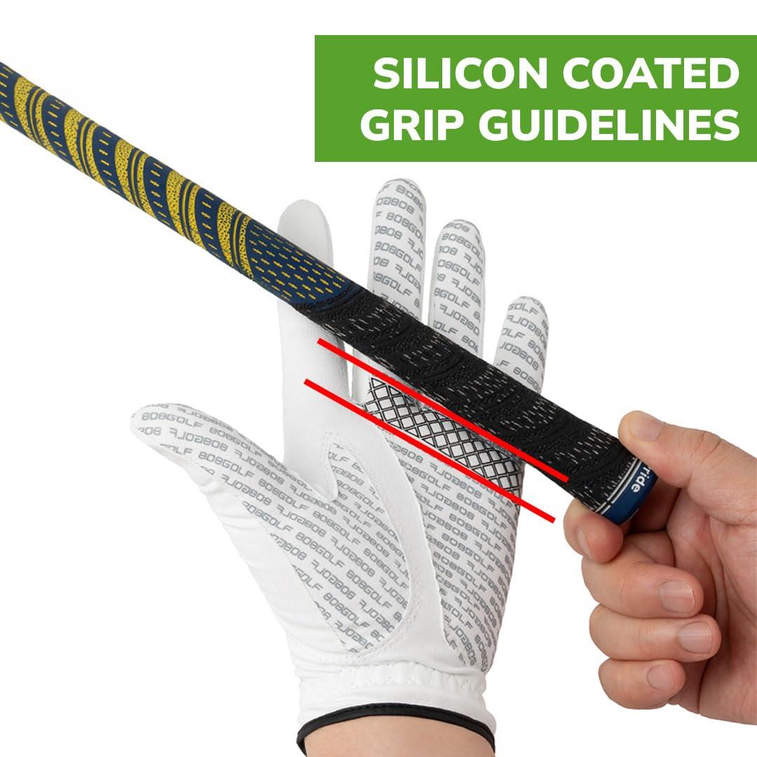 &0&GOLF Golf Glove Non-Slip Microfiber Silicone Grip Correct Hand Positioning