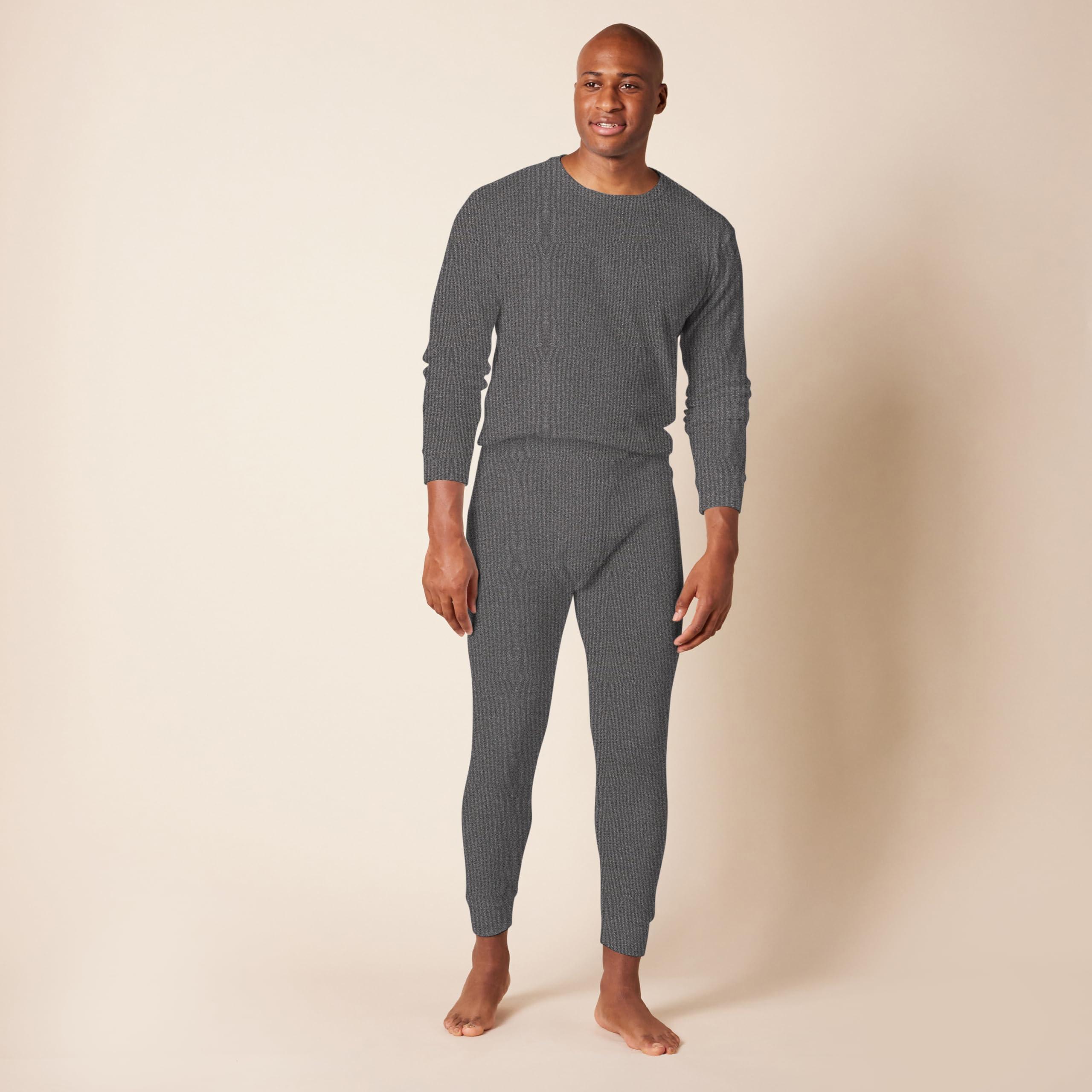 Amazon Essentials Amazon Essentials Thermal Long Johns Underwear Set for Men, XX-Large, Charcoal
