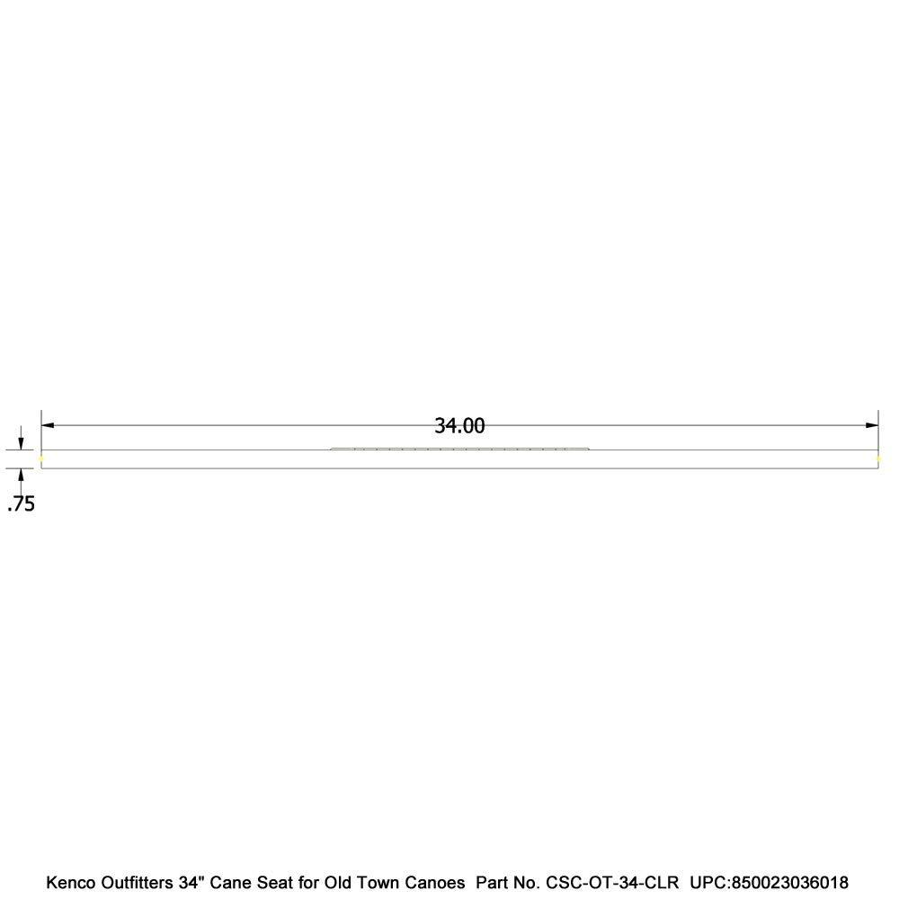 HACURLIST TOOBOSS Kenco Old Town Canoe Seat