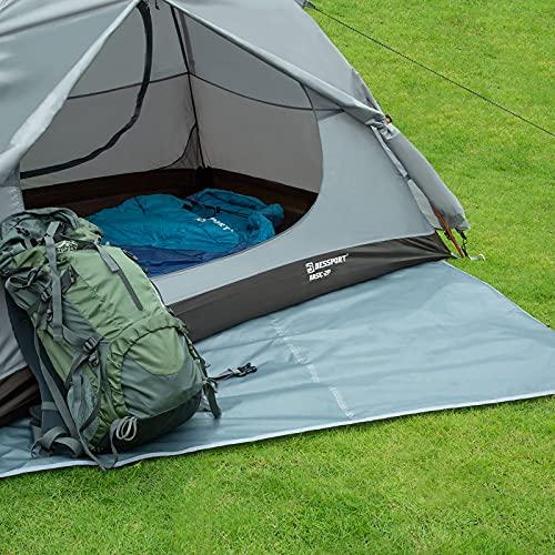 Bessport Bessport Tent Footprint for 1-2-3-4 Person Tent Waterproof Camping Tarp with Drawstring Carrying Bag for Picnic, Hiking and Other Outdoor Activities (4 Person)