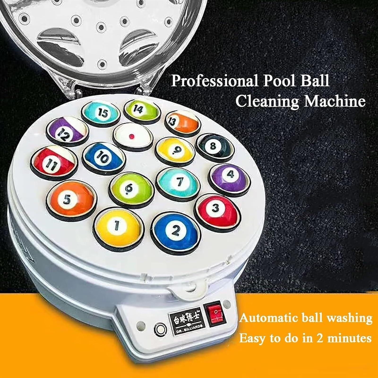 Taygate Billiard Cleaning Machine Snooker Billiard Cleaning Machine, Pool Ball Polishing Cleaning Machine, 16 Balls Snooker Clean Bulletproof Ballistic, Pool Ball Cleaner Suitable for Billiards Ball Set Snook