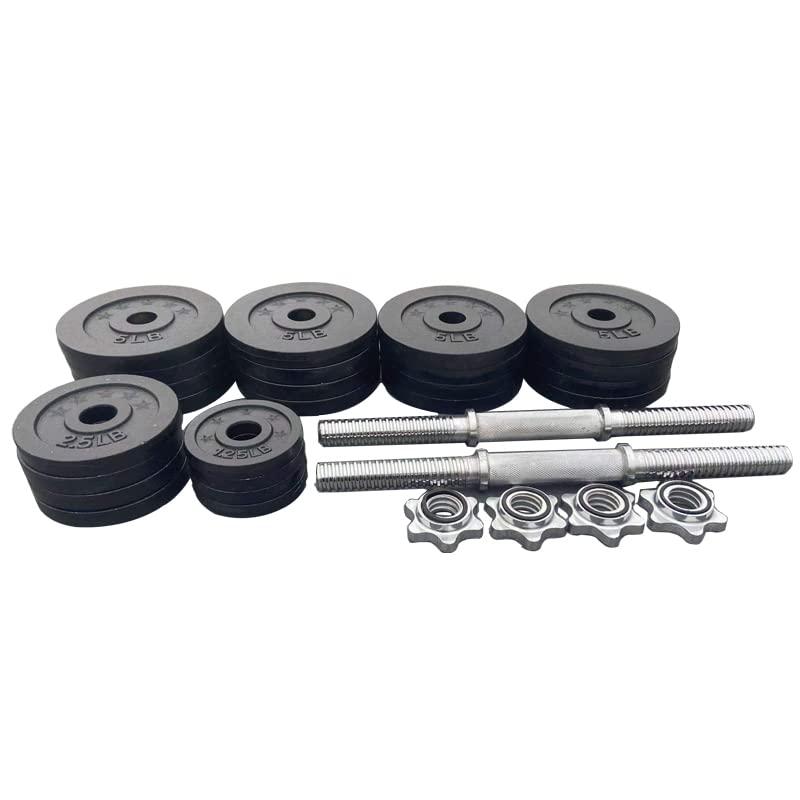 Unipack Unipack One Set of 2x52.5Lbs Adjustable Weight Dumbbell Cast Iron Total 105Lbs