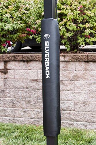 Silverback Silverback 60" In-Ground Basketball System with Adjustable-Height Tempered Glass Backboard and Pro-Style Breakaway Rim