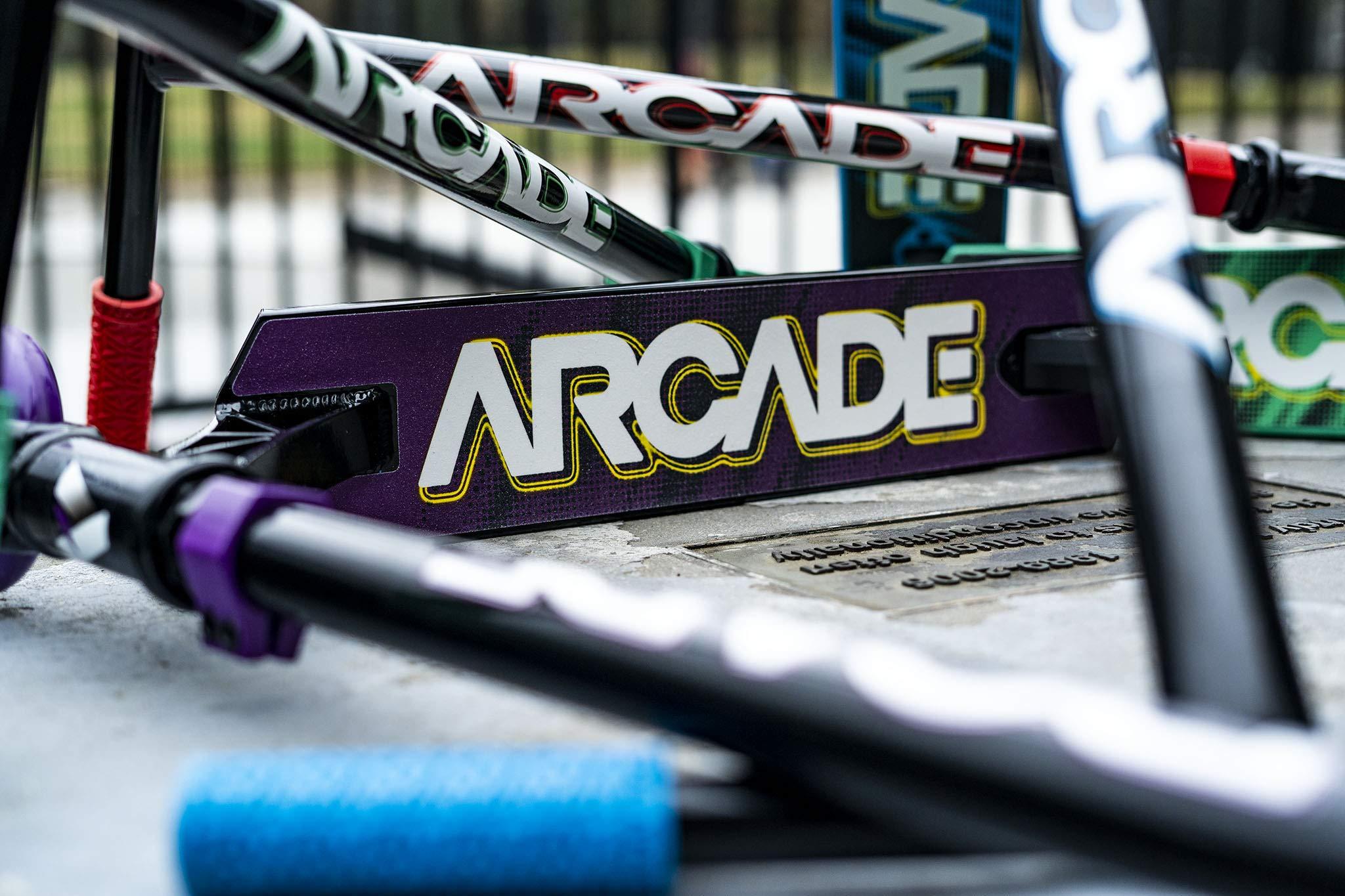 ARCADE ARCADE Rogue BMX Pro Scooter - Skatepark Scooter for Tricks - Scooter Pro Trick Scooters - Beginner Stunt Scooters for Kids & Pre Teens Ages 7 Years & Up - Boys & Girls Colors Monopatin (Purple)