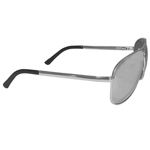 Siskiyou Sports NFL Siskiyou Sports Fan Shop Green Bay Packers Aviator Sunglasses One Size Silver