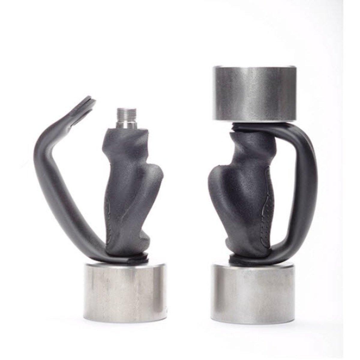 Heavy Hands Heavy Hands Weights Twist On End Weights for Fitness and Strength Training Set of 4, 1.5 LB portable Twisting Weight for Home Workout, Rotating Twist-on for Aerobics, Easy to Twist (Without Grips)